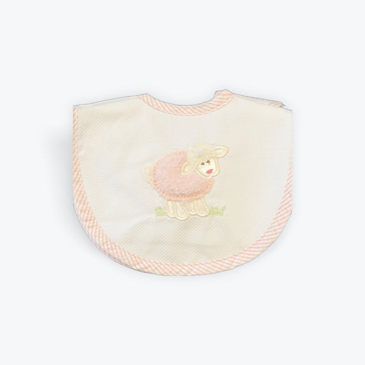 3 Marthas Med Pink Little Lamb Bib
