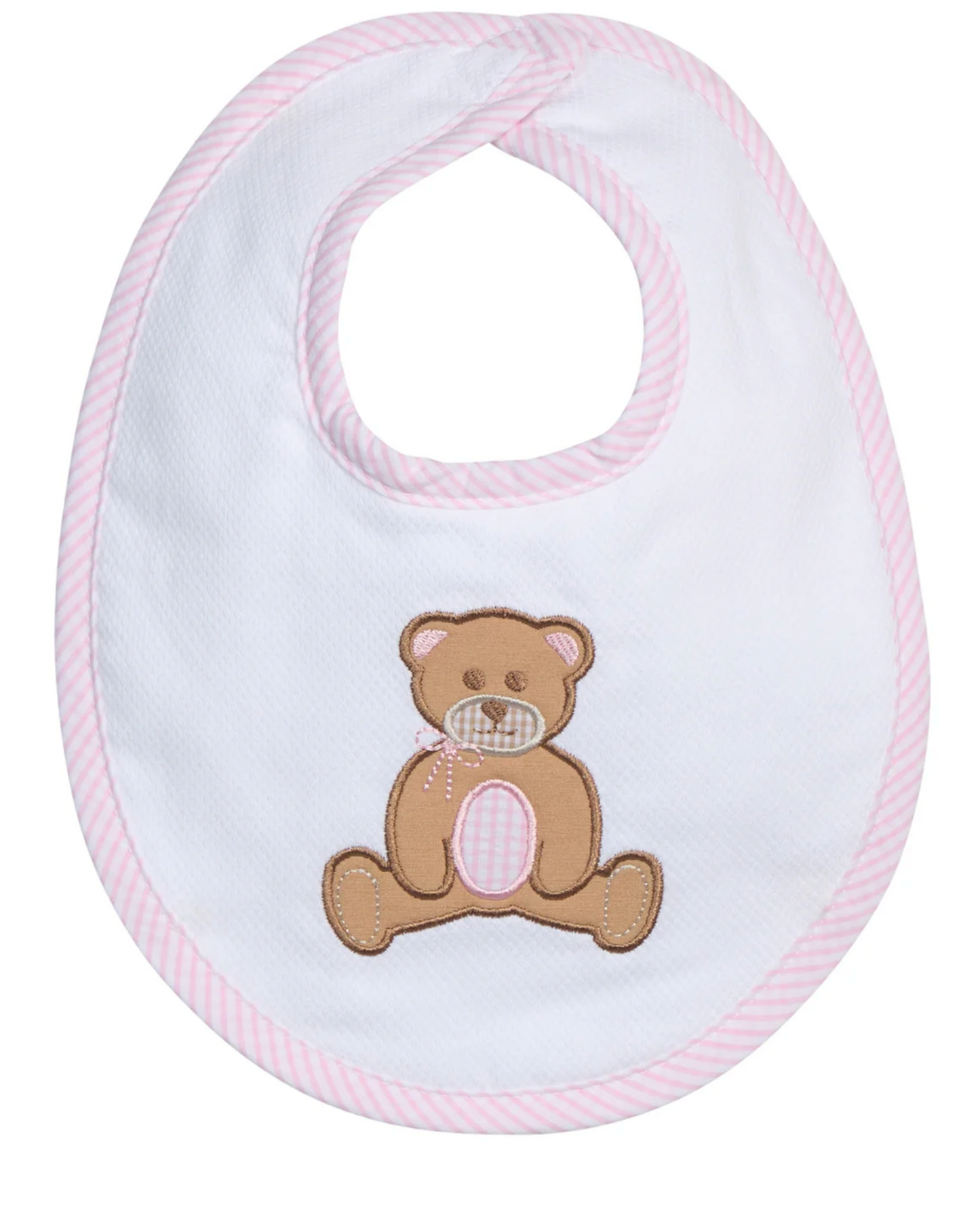 Teddy Bear Pink Bib