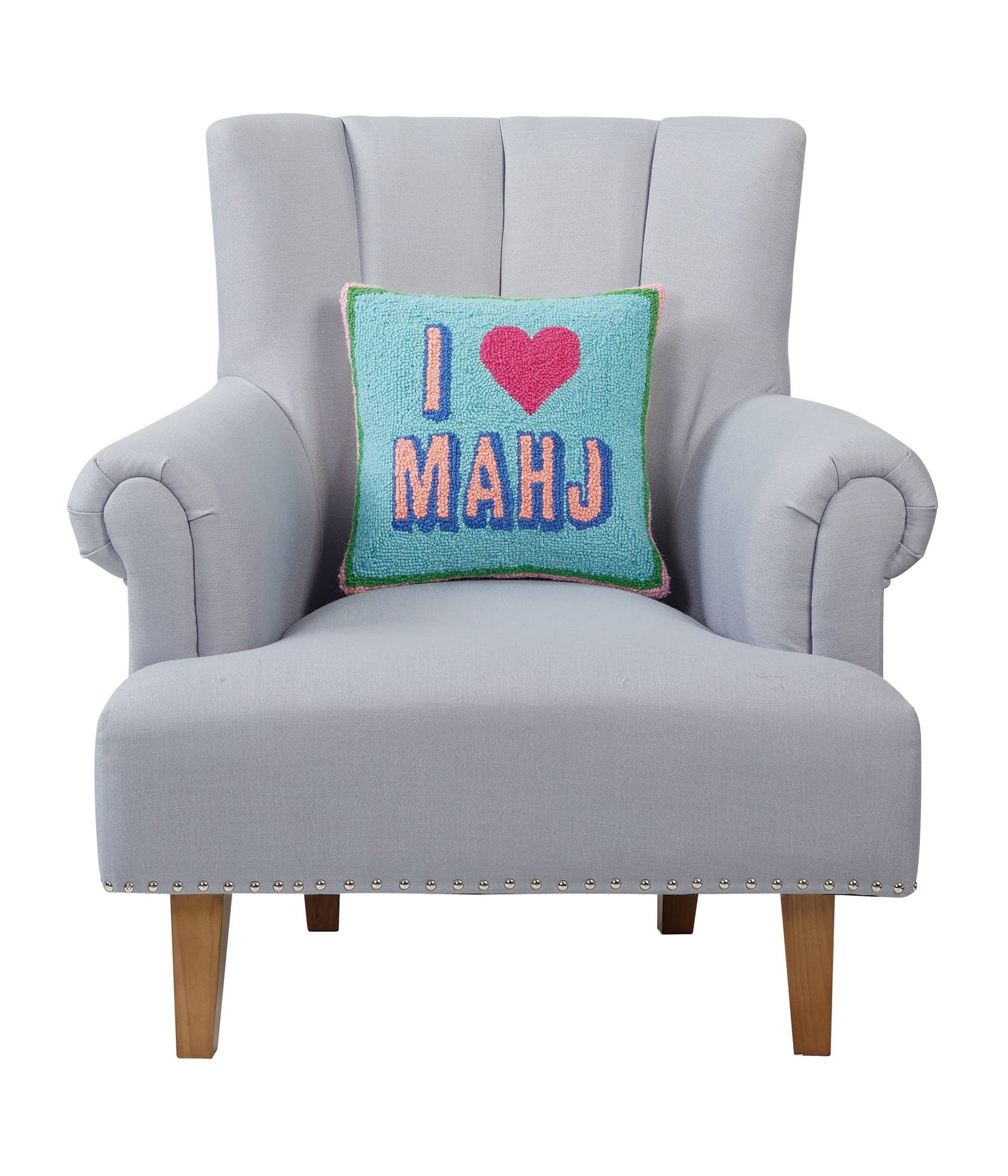 "I Love Mahj" Hook Pillow