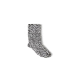 Barefoot Dreams Women L-XL Slate Blue/White CozyChic Heathered Socks