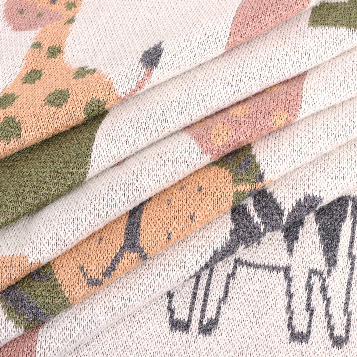 Alphabet Knit Baby Blanket🧸✏️💤