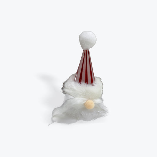 Roman 5.25 Gnome Santa RED stripe hat