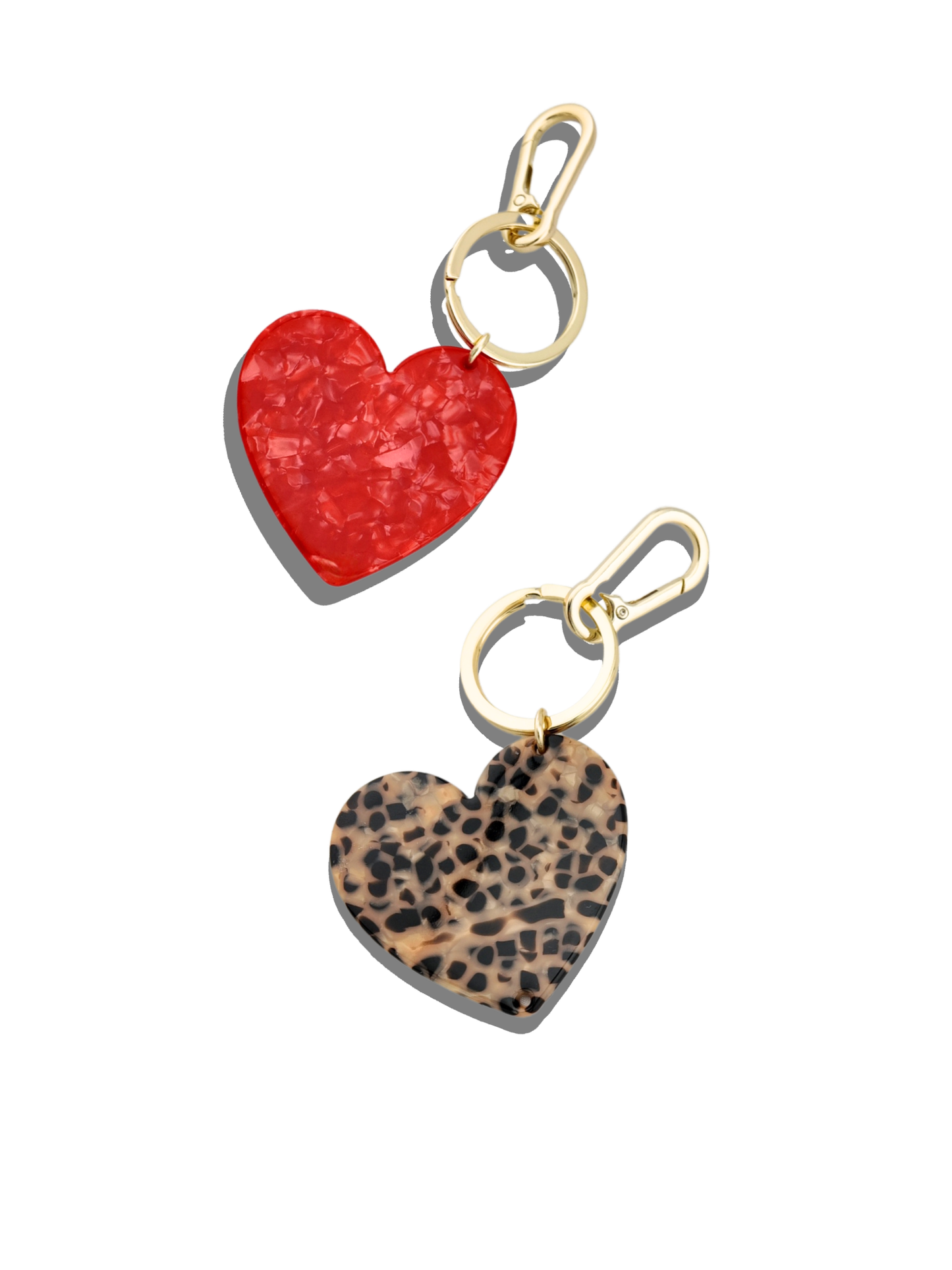 Handmade Heart Bag Charm + Keychain | Eco-Friendly
