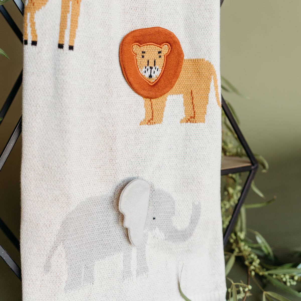 Safari Knit Baby Blanket 🦁💤