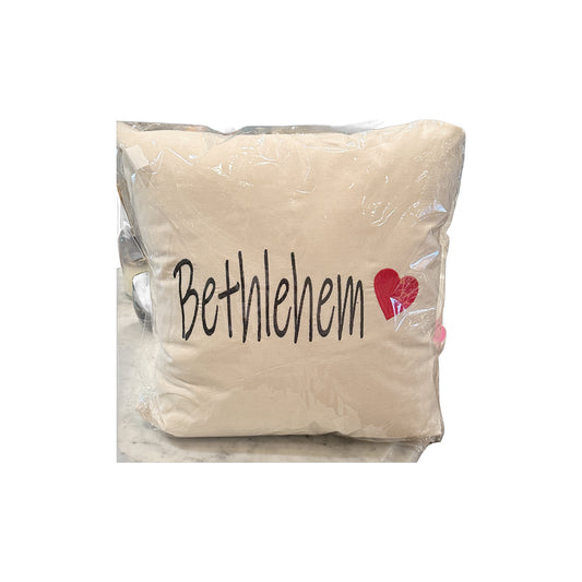 Bethlehem Pillow with heart