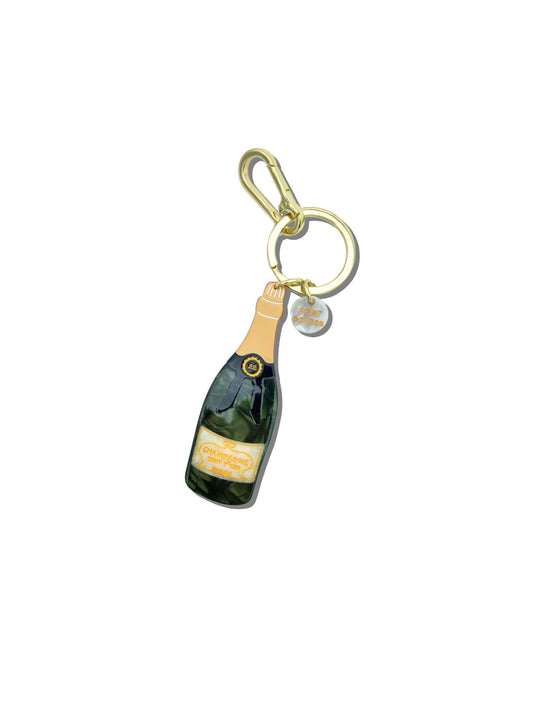 ⭐ Champagne Bottle Bag Charm