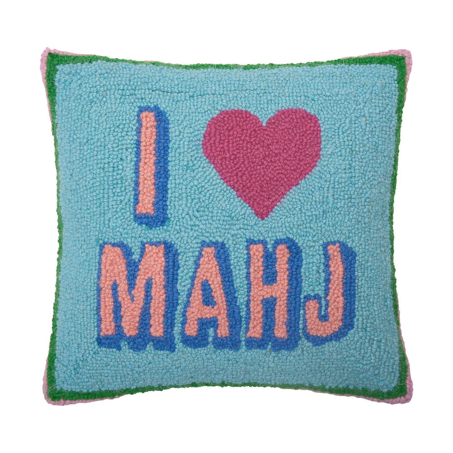 "I Love Mahj" Hook Pillow