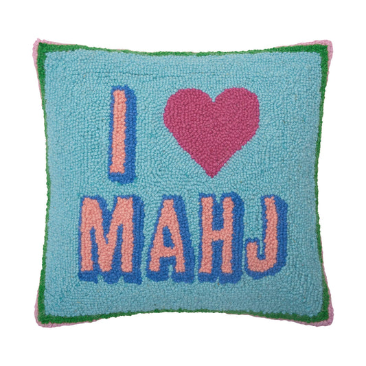 "I Love Mahj" Hook Pillow