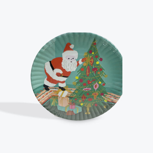 Onehundred80 9” Santa trimming tree plate Assortment