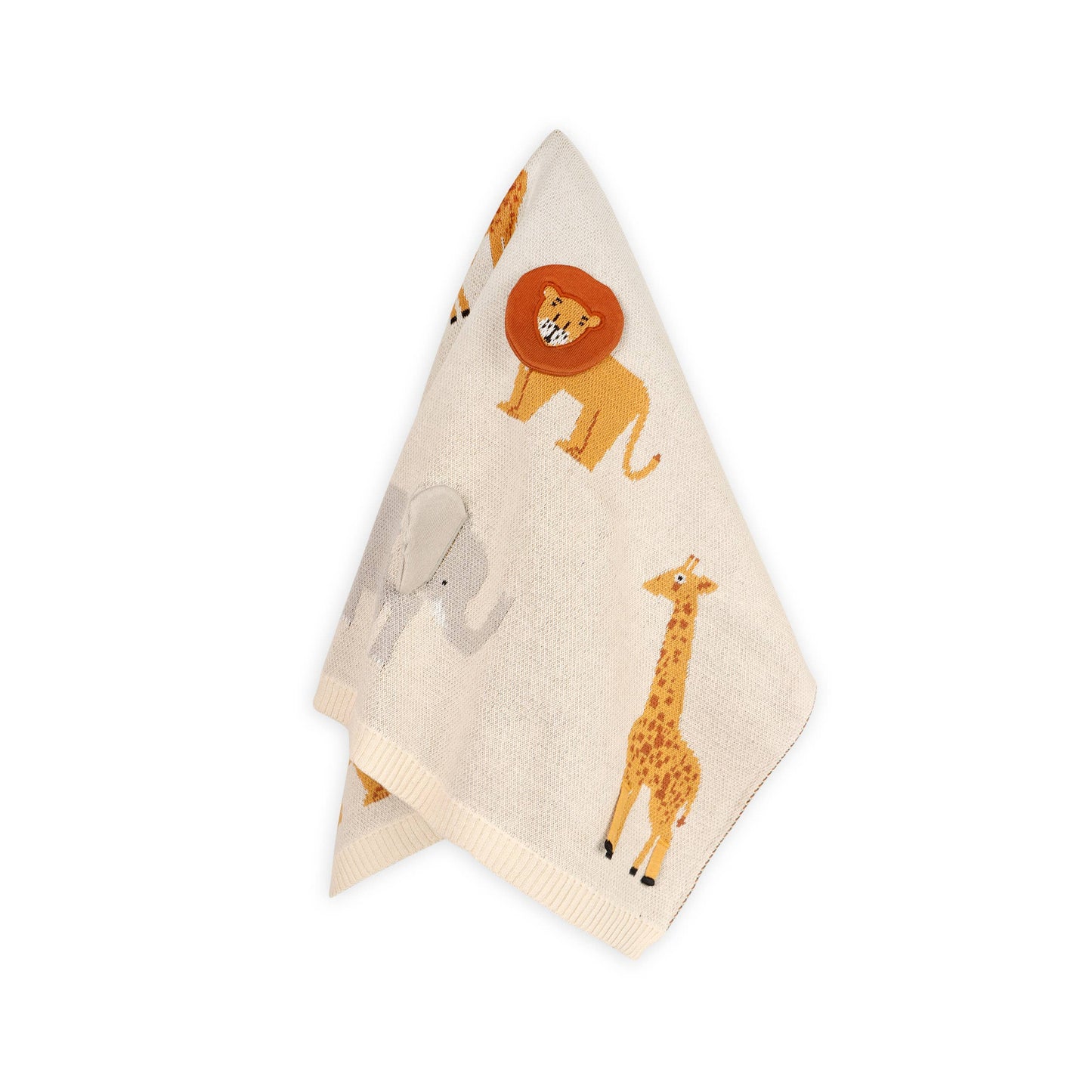 Safari Knit Baby Blanket 🦁💤