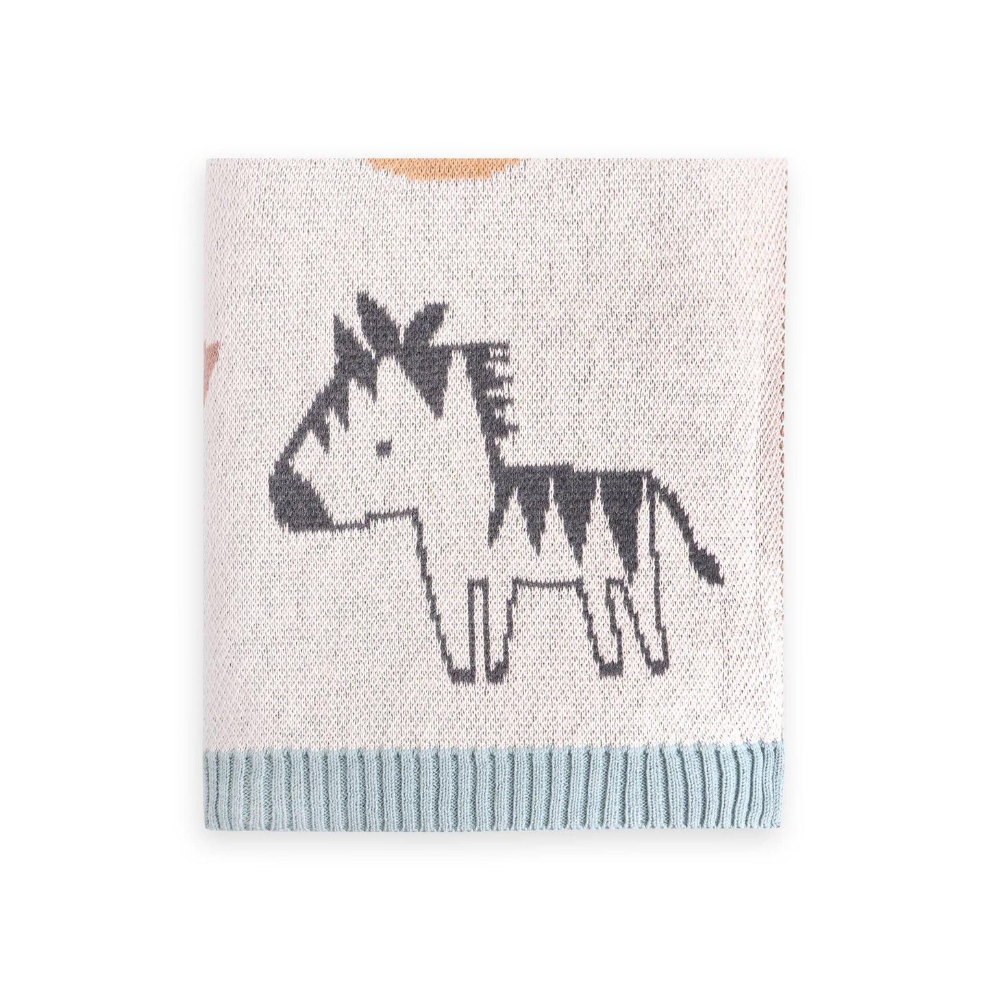 Alphabet Knit Baby Blanket🧸✏️💤
