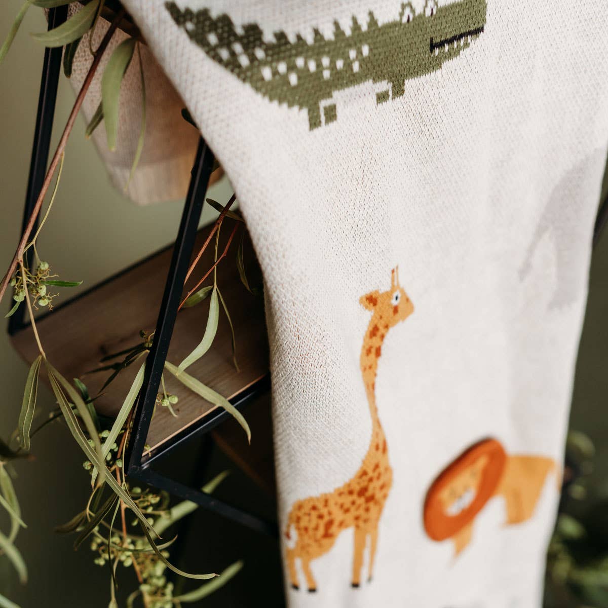 Safari Knit Baby Blanket 🦁💤