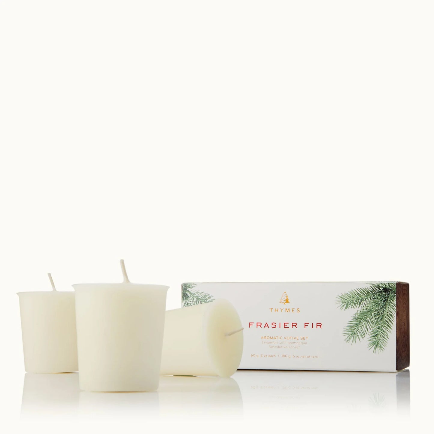 Thymes - Frasier Fir Tidings Boxed Votive Gift Set 3oz
