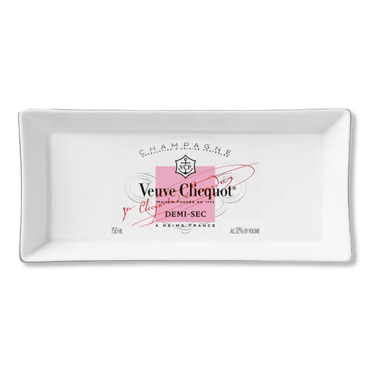 Veuve-Inspired Ceramic Serving Tray – Chic & Elegant Entertaining